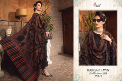 Shree Fabs Mariab Lawn Collection 2023 Vol 01 Pakistani Suits Collection Design 2499 to 2505 Series (18)
