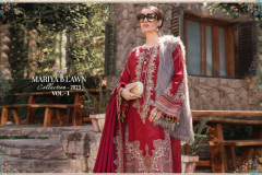 Shree Fabs Mariab Lawn Collection 2023 Vol 01 Pakistani Suits Collection Design 2499 to 2505 Series (4)