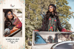 Shree Fabs Mariab Lawn Collection 2023 Vol 01 Pakistani Suits Collection Design 2499 to 2505 Series (6)