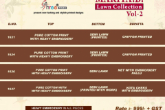 Shree Fabs Mariya B Lawn Collection Vol 2 Super Nx Design 1631 to 1637 (2)