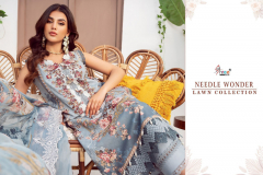 Shree Fabs Needle Wonder Lawn Collection Pure Cotton Pakistani Salwar Suit Collection Design 3096 to 3103 Series (12)