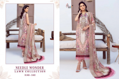 Shree Fabs Needle Wonder Lawn Collection Pure Cotton Pakistani Salwar Suit Collection Design 3096 to 3103 Series (15)