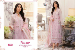 Shree Fabs Noor by Saadia Asad Vol 05 Pure Cotton Pakistani Suits Collection Design 2596 Series (5)