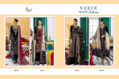 Shree Fabs Nureh Velvet Collection Pure Velvet Pakistani Salwar Suit Design 1910 to 1913 Series (10)