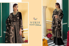 Shree Fabs Nureh Velvet Salwar Suit Design 1910 to 1913 Series (6)