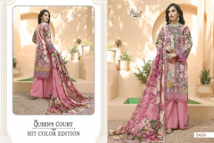 Shree Fabs Queen's Court Hit Color Edition Pure Cotton Pakistani Suits Collection Design 2426 to 2426-F Series (4)