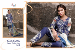 Shree Fabs Rang Rasiya Lawn Collection Vol 1 Pure Cotton Embroidery Suit (8)