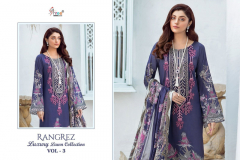 Shree Fabs Rangrez Luxury Lawn Collection Vol 3 Pakistani Salwar Suit Collection Design 3482 To 3485 Series (8)