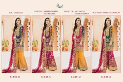 Shree Fabs S 345 Colours Pakistani Salwar Suit Design 345-A to 345-E Series (6)
