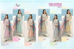 Shree Fabs Sana Safina Premium Lawn Collection Vol 1 Pakistani Suits Design 1271 to 1276 Series (4)