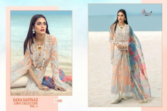 Shree Fabs Sana Safina Premium Lawn Collection Vol 1 Pakistani Suits Design 1271 to 1276 Series (5)