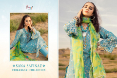 Shree Fabs Sana Safinaz Chaikankari Collection Cotton Pakistani Salwar Suits Design 3227 To 3232 Series (5)
