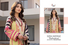Shree Fabs Sana Safinaz Embroidered Dupatta Collection Cotton Pakistani Suits Design 2537 to 2542 Series (11)