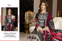 Shree Fabs Sana Safinaz Embroidered Dupatta Collection Cotton Pakistani Suits Design 2537 to 2542 Series (4)