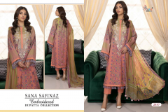 Shree Fabs Sana Safinaz Embroidered Dupatta Collection Cotton Pakistani Suits Design 2537 to 2542 Series (6)