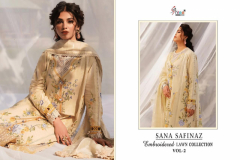 Shree Fabs Sana Safinaz Embroidered Lawn Collection Vol 2 Cotton Salwar Suits Design 3110 to 3117 Series (8)