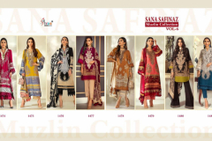 Shree Fabs Sana Safinaz Muzlin Collection Vol 06 Pure Jam Cotton Design 1474 to 1481