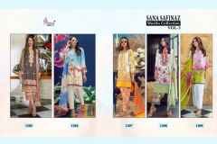 Shree Fabs Sana Safinaz Muzlin Collection Vol 5 Design 1205 to 1209 2