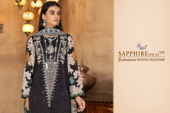 Shree Fabs Sapphire Embroidered Dupatta Collection Vol 01 Nx Pakistani Cotton Suits Design 2555 to 2558 Series (10)