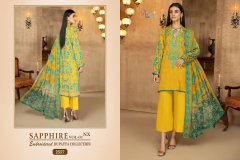 Shree Fabs Sapphire Embroidered Dupatta Collection Vol 01 Nx Pakistani Cotton Suits Design 2555 to 2558 Series (8)