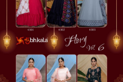 Shubhkala Flory Vol 06 Diamond Georgette Anarkali Style Gown Design 4301 to 4306 7