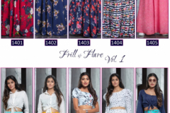 Shubhkala Frill & Flare Vol 01 Design 1401 to 1410 21