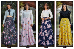 Shubhkala Frill & Flare Vol 03 Designer Crop Top Collection Design 1541 to 1544 15