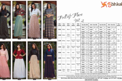 Shubhkala Frill & Flare Vol 2 Croptop with Skirt Design 1531 to 1538 Series (7)