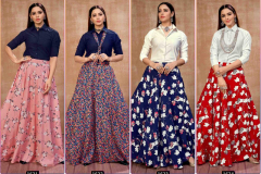 Shubhkala Frill & Flare Vol 4 Crop Top Collection Design 1621-1624 Series (6)