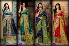 Shubhvastra Minakari Vol 01 Silk Saree Collection Design 5171 to 5174 11