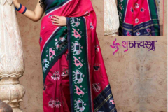 Shubhvastra Patola Vol 01 Patola Silk Saree Collection Design 5101 to 5104 2