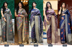 Shubhvastra Royal Vol 01 Banarasi Silk Saree Collection Design 5161 to 5165