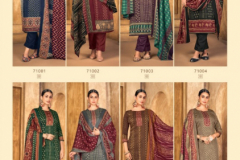 SKT Suits Aaaya Pashmina Winter Collection Salwar Suit Design 71001 to 71008 Series (5)