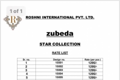 Star Collection By Zubeda Georgette Suits 1