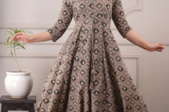 Stylishta 10001 Series Stylishta Vol 10 Pure Fabric Kurtis Gown Design 10001 to 10005 7