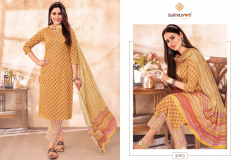 Suryajyoti Preyasi Vol 5 Cambric Cotton Top With Bottom & Dupatta Collection Design 5001 to 5010 Series (12)