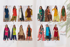 Suryajyoti Trendy Patiyala Vol 01 Premium Cotton Design 1001 to 1015