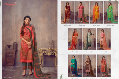 Suryajyoti Zaira Vol 09 Jam Satin Salwar Suits Design 9001 to 9010