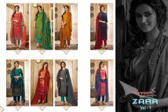 Suryajyoti Zara Vol 01 Satin Cotton Design 1001 to 1008