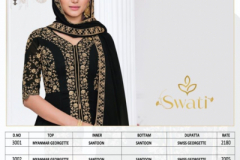 Swagat Swati Georgette Designer Salwar Kameez Design 3001 to 3006 Series (10)