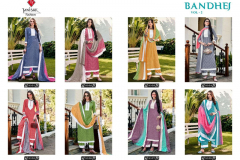Tanishk Fashion Bandhej Vol 02 Pure Cotton Bandhani Print Salwar Suit Collection Design 8101 to 8108 Series (2)