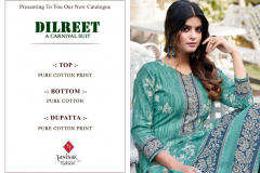 Tanishk Fashion Dilreet A Carnival Suit Cotton Collection Design 8001 to 8008 Series (17)
