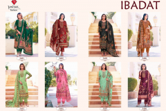 Tanishk Fashion Ibadat Cotton Pakistani Suits Collection Design 5401 to 5408 Series (5)