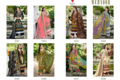 Tanishk Fashion Mehnoor Cotton Pakistani Salwar Suits Collection 3501 to 3508 Series (7)