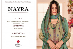 Tanishk Fashion Nayra Pure Cambric Cotton Embroidered Salwar Suits Collection Design 9501 to 9508 Series (13)