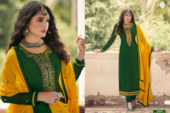Tanishk Fashion Royal Silk Vol 13 Crepe Salwar Suits Design 3601 to 3608 Series (11)