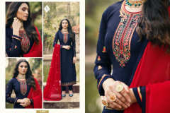 Tanishk Fashion Royal Silk Vol 13 Crepe Salwar Suits Design 3601 to 3608 Series (12)