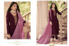 Tanishk Fashion Royal Silk Vol 13 Crepe Salwar Suits Design 3601 to 3608 Series (13)