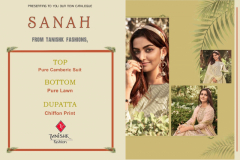 Tanishk Fashion Sanah Pure Lawn Salwar Suit Design 16901 to 16908 Series (3)