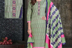 Tara Textile Ikkat Tie Special Vol 01 Pure Lawn Cotton With Printed Salwar Suit Collection Design 101 to 112 Series (11)